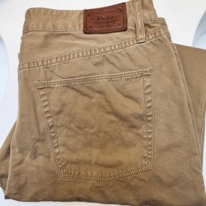POLO RALPH LAUREN 38/34 Tan Khaki Classic Chino Pants Men’s RN 41381 Perfect